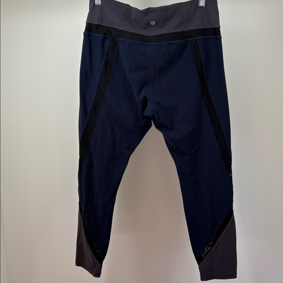Athleta Elevation Women's Black, Navy Blue, Gray Leggings - Picture 4 of 4